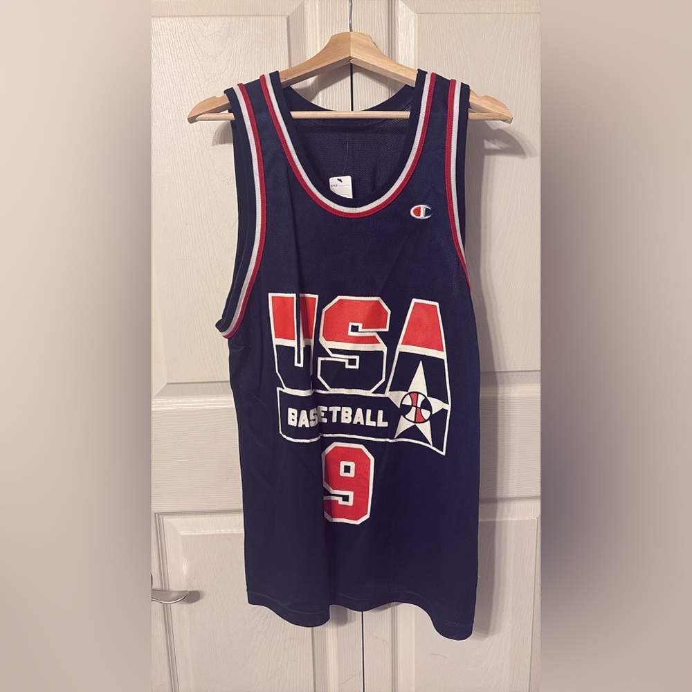 Vintage Champion USA Basketball Jersey